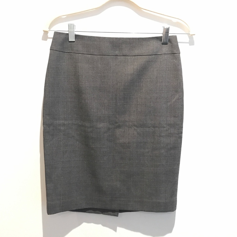NEW Ann Taylor Petite Gray Pencil Skirt